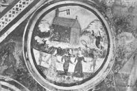 St.&Auml;gid, Aufnahme von um 1900, Teufelstanz